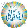 18" HE IS RISEN HOLOGRAPHIC