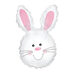 12in Bunny Smile white